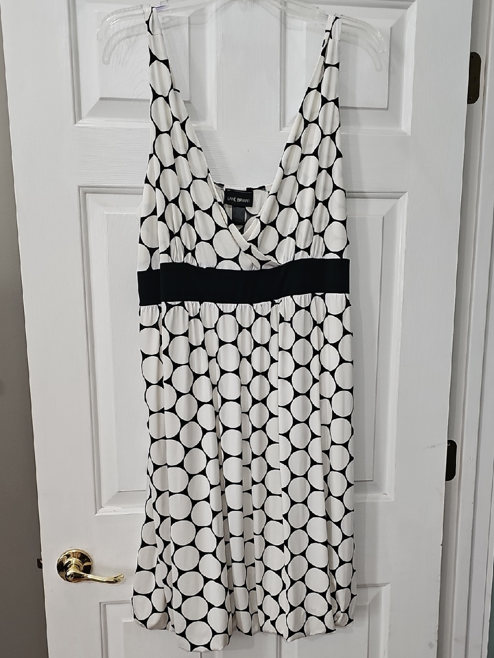 Lane Bryant Polka Dot Bubble Hem Dress Size 22/24